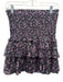 Isabel Etoile Marant Size 40 Black, Purple, Multi Cotton Abstract Print Skirt Black, Purple, Multi / 40