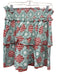 Marea Size M Blue, Orange, White Cotton All Over Print Elastic Waist Skirt Blue, Orange, White / M