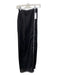 Dissh Size 2 Black & White Linen Elastic Waist Back Zip Contrast Stitching Skirt Black & White / 2