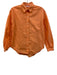 Olivaceous Size S Orange Cotton Collar Neck Button Down Balloon Long Sleeve Top Orange / S