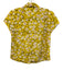 Musier Paris Size 36/S Yellow, White & Black Polyester Collar Neck Top Yellow, White & Black / 36/S
