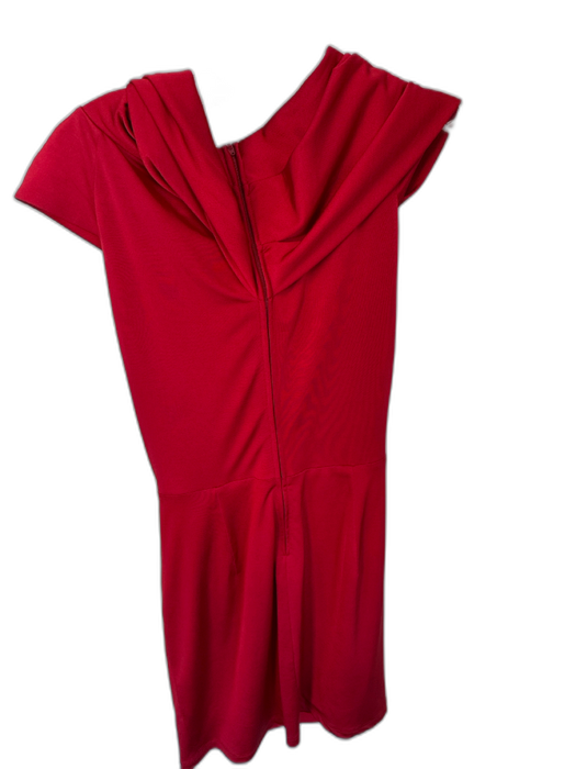 Tadashi Shoji Size S Red Polyester Off Shoulder Dress Red / S