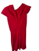 Tadashi Shoji Size S Red Polyester Off Shoulder Dress Red / S
