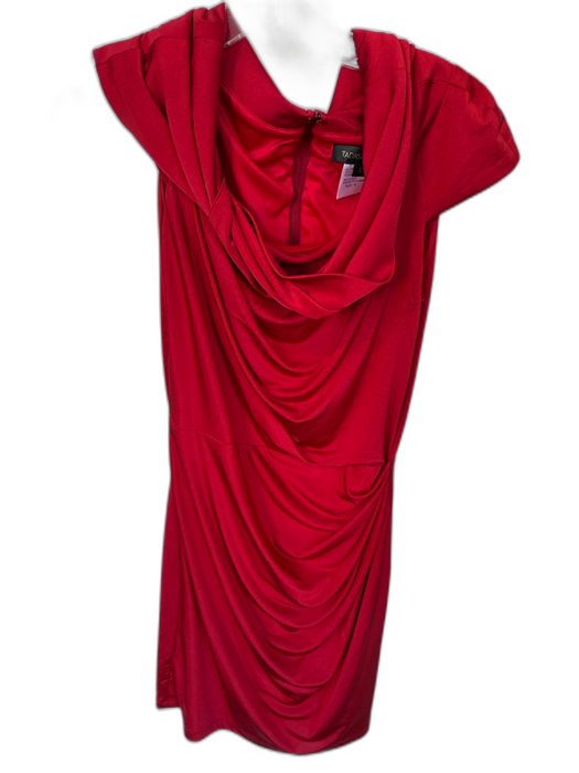 Tadashi Shoji Size S Red Polyester Off Shoulder Dress Red / S