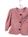 Saint Laurent Size 40 Pink No Fabric Tag Round Neck 3/4 Sleeve Button up Jacket Pink / 40