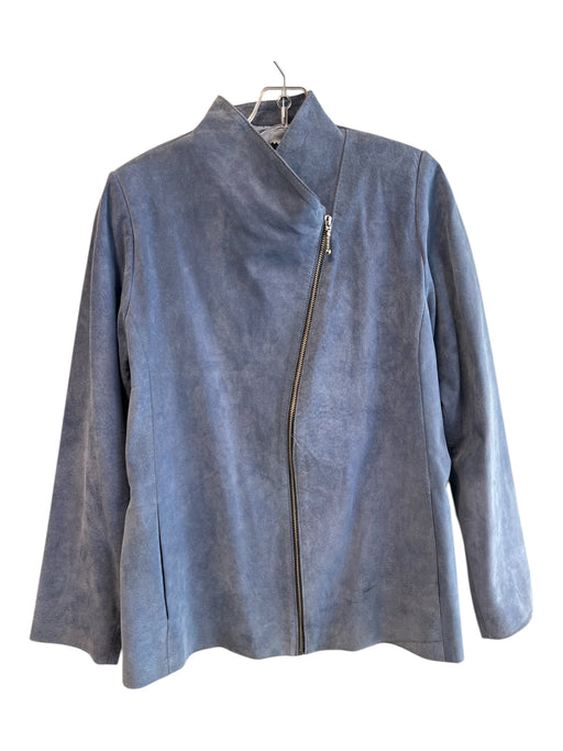 Bettina Rizzi Size Est M Denim No Fabric Tag Overlay Front Zip Zip Detail Jacket Denim / Est M