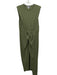 Derek Lam 10 Crosby Size S Army Green Cotton Sleeveless Twist Front Midi Dress Army Green / S