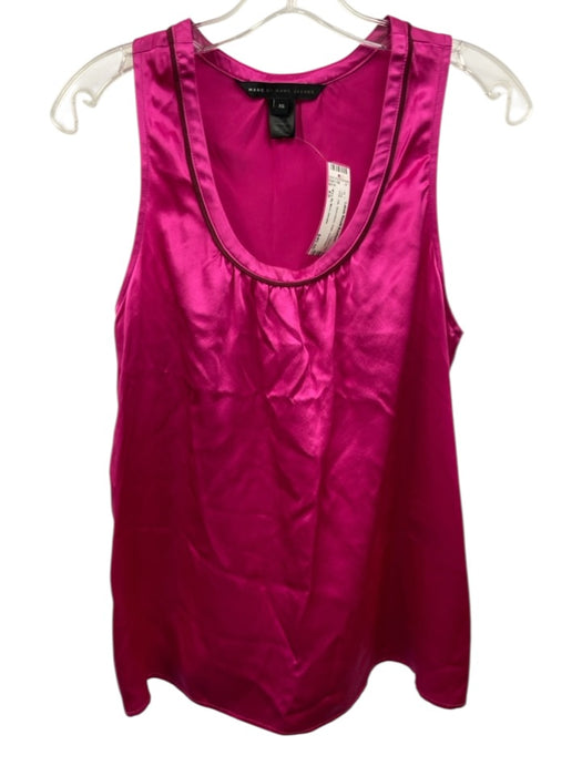 Marc By Marc Jacobs Size XS Pink Silk Sleeveless Satin Top Pink / XS