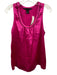 Marc By Marc Jacobs Size XS Pink Silk Sleeveless Satin Top Pink / XS