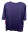 Akris Punto Size 12 Purple Cotton Blend 1/2 Sleeve Pintuck Wide Neck Top Purple / 12
