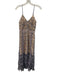 Elliatt Size XS Purple Polyester Lace Overlay Adjustable Strap Zip Back Dress Purple / XS