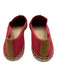 Tory Burch Shoe Size 6.5 Red & Multi Canvas Cap Toe Flat Espadrille Shoes Red & Multi / 6.5
