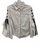 Jonathan Simkhai Size L White Cotton Button Front Bell Sleeve Lace Up Detail Top White / L