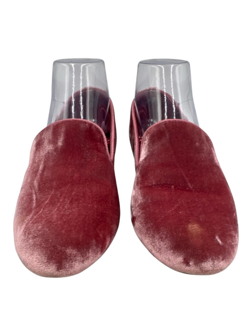 Birdies Shoe Size 7 Pink Textile Slip On Velvet Loafer Rubber Outsole Shoes Pink / 7