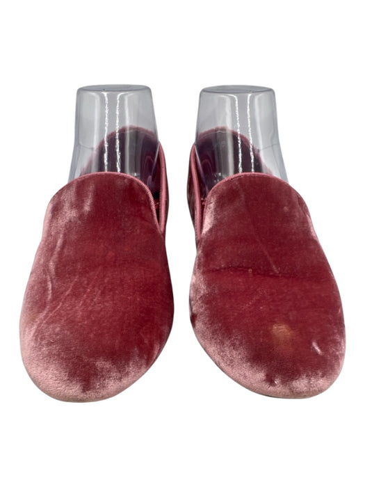 Birdies Shoe Size 7 Pink Textile Slip On Velvet Loafer Rubber Outsole Shoes Pink / 7