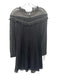 Stella McCartney Size M Black Acetate Silver Grommet Detail Lace Dress Black / M