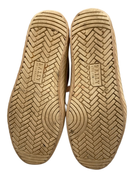 Bally Shoe Size 6.5 Tan & multi Leather & Synthetic Lace Up Glitter Detail Shoes Tan & multi / 6.5