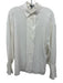 Escada Size 36 White Silk Collar Semi Sheer Long Sleeve Button up Top White / 36
