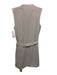 Babaton Size XS Taupe Beige Triacetate Blend Draped Front Layered Midi Vest Taupe Beige / XS