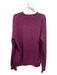 Greyson NWT Size XL Magenta Cashmere Abstract Crew Men's Sweater XL