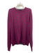 Greyson NWT Size XL Magenta Cashmere Abstract Crew Men's Sweater XL