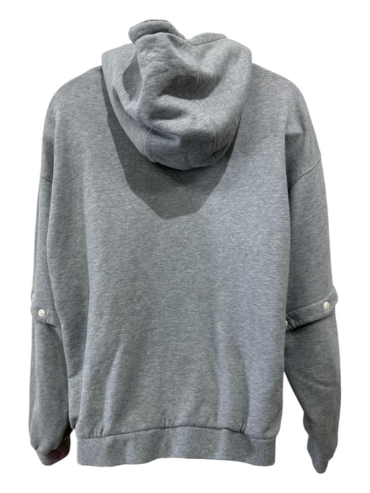 Gucci Size L Gray Cotton Blend Mushrooms Hoodie Men's Jacket L