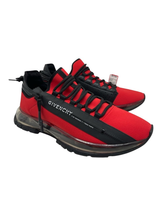 Givenchy Shoe Size 45 Red & Black Synthetic Two Tone Sneaker Men's Shoes Red & Black / 45