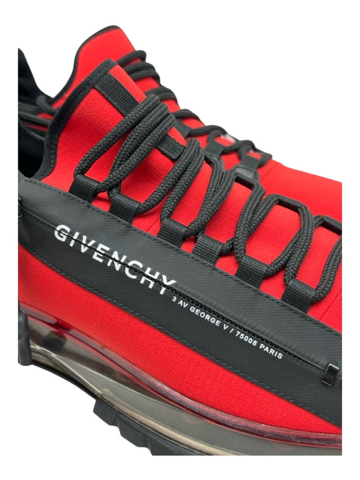 Givenchy Shoe Size 45 Red & Black Synthetic Two Tone Sneaker Men's Shoes Red & Black / 45