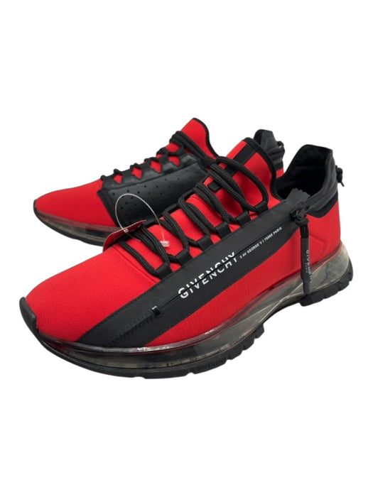 Givenchy Shoe Size 45 Red & Black Synthetic Two Tone Sneaker Men's Shoes Red & Black / 45