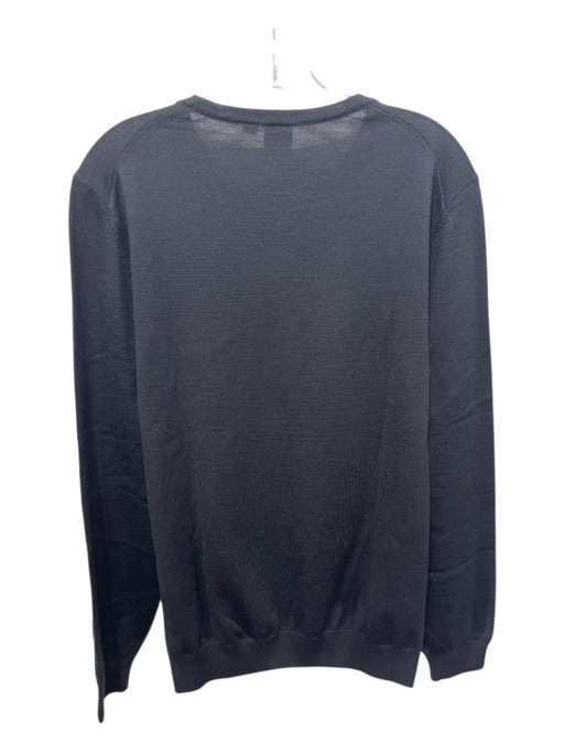 Boss Hugo Boss Size XL Black Wool V Neck Men's Sweater Black / XL