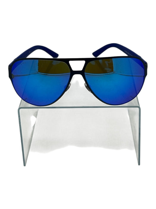 Gucci Black & Neon Plastic Men's Sunglasses Black & Neon