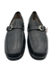 Ferragamo Shoe Size 11EE Black Leather Solid Strap Loafer Men's Shoes Black / 11EE