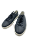 Santoni Shoe Size 11.5 Navy Leather Pebbled Sneaker Men's Shoes Navy / 11.5
