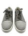 Santoni Shoe Size 11.5 Gray Leather Solid Sneaker Men's Shoes Gray / 11.5