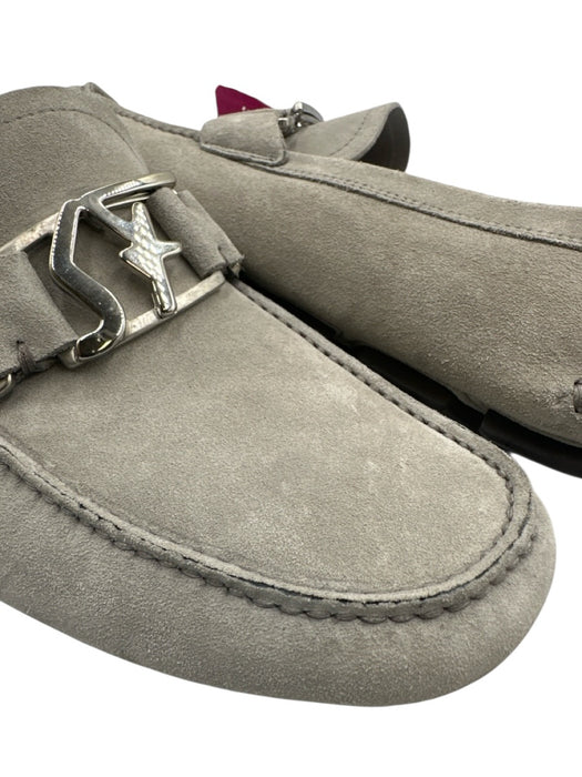 Ferragamo Shoe Size 8 Gray Suede Solid Driver Men's Shoes Gray / 8