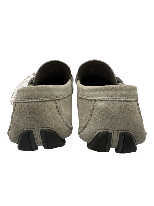 Ferragamo Shoe Size 8 Gray Suede Solid Driver Men's Shoes Gray / 8