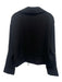 Zara Size Small Black Polyester Long Sleeve Button Front Patch Pocket Jacket Black / Small