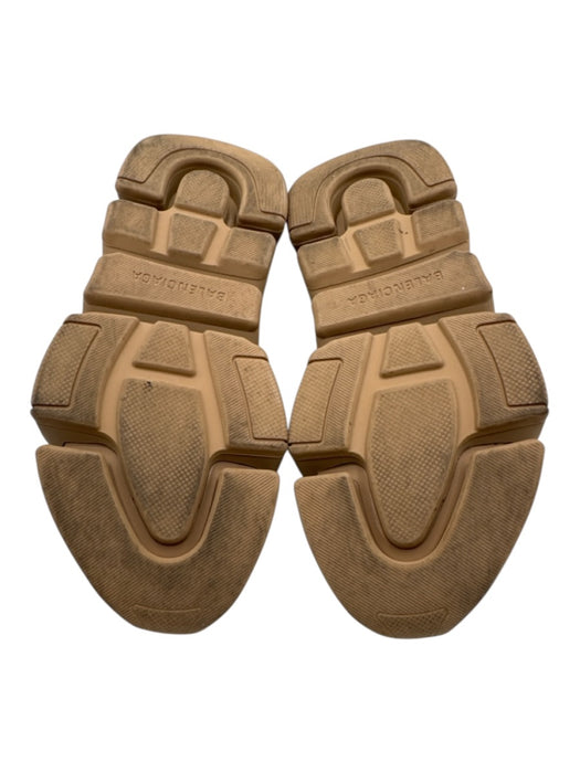Balenciaga Shoe Size 8 Tan Brown Synthetic Almond Toe Logo Rubber Sole Sneakers Tan Brown / 8