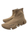 Balenciaga Shoe Size 8 Tan Brown Synthetic Almond Toe Logo Rubber Sole Sneakers Tan Brown / 8
