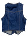 Wrangler Size M Blue Cotton Denim V Neck Button Front Vest Top Blue / M