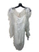 For Love & Lemons x Victoria Secret Size M White & Silver Polyester Mesh Dress White & Silver / M