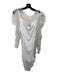 For Love & Lemons x Victoria Secret Size M White & Silver Polyester Mesh Dress White & Silver / M