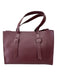 Rachel Zoe Burgundy Faux Leather Pebbled Shoulder Bag Tote Bag Burgundy / Large