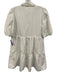 Amanda Uprichard Size M White Polyester Button Down Gathered Above Knee Dress White / M