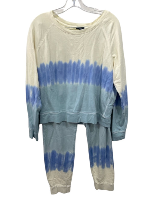 Rails Size M Yellow & Blue Cotton Blend Sweats Tie Dye Jogger Pant Set Yellow & Blue / M