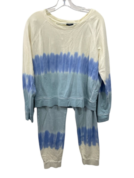Rails Size M Yellow & Blue Cotton Blend Sweats Tie Dye Jogger Pant Set Yellow & Blue / M