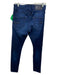 G Star Size 30 Dark Wash Cotton Blend Solid Super Slim Jean Men's Pants 30