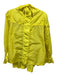 Prada Size 36 Yellow Nylon Zip & Snaps Logo Hood Windbreaker Jacket Yellow / 36