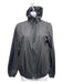 Gucci Size Small Black Polyester Zip Up Hood Drawstring Windbreaker Jacket Black / Small