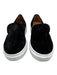 Aquatalia Shoe Size 11 Black & White Suede Slip On Platform Slip On Flats Black & White / 11